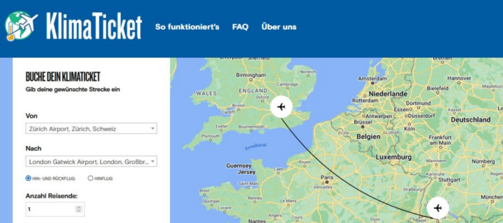 flug co2 kompensieren schweiz